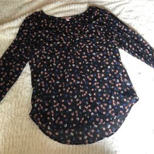 Floral long sleeve candies shirt